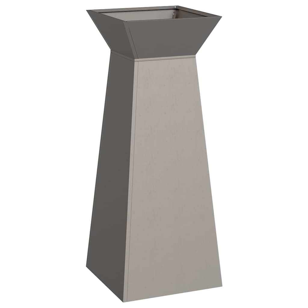 Γλάστρα Πυλώνας 2 pcs Ασημί 40 x 40 x 100 cm - Pakobazaar