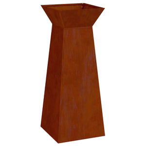 Γλάστρα Πυλώνας 2 pcs Ασημί 40 x 40 x 100 cm - Pakobazaar