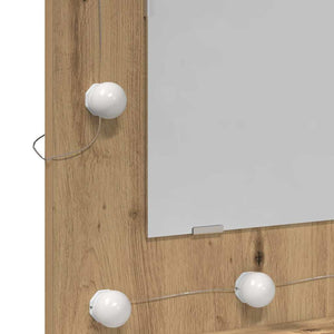 Ντουλάπα Καθρέφτη με ράφι Artisan Oak 60 x 31,5 x 62 εκ - Pakobazaar