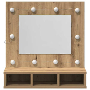 Ντουλάπα Καθρέφτη με ράφι Artisan Oak 60 x 31,5 x 62 εκ - Pakobazaar