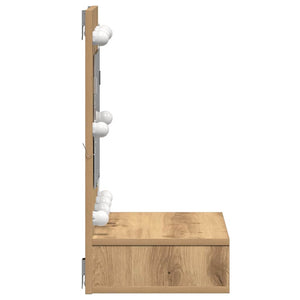 Ντουλάπα Καθρέφτη με ράφι Artisan Oak 60 x 31,5 x 62 εκ - Pakobazaar