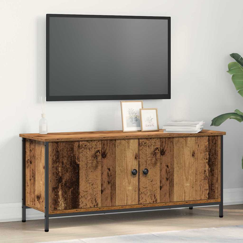 Ντουλάπι TV Παλιό Ξύλο 100 x 35 x 45 εκ. Επεξεργασμένο ξύλο