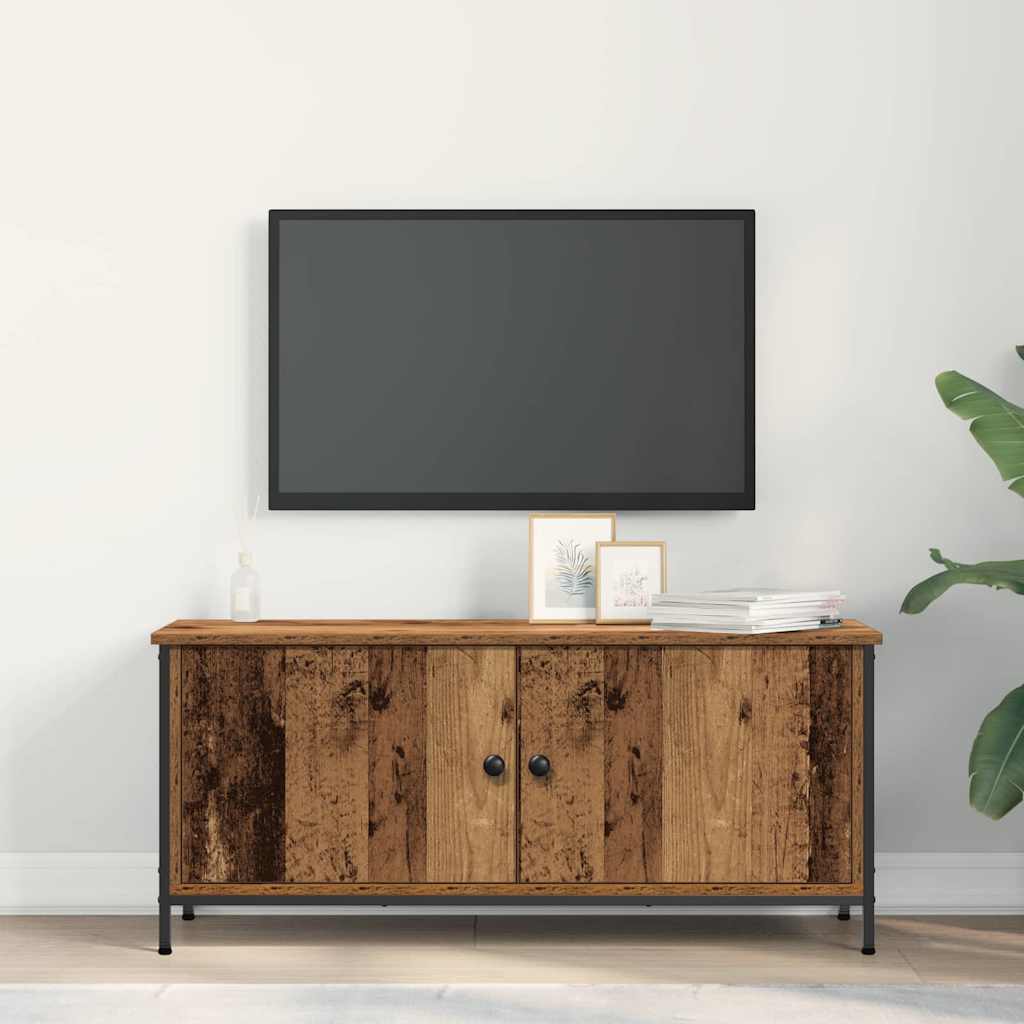 Ντουλάπι TV Παλιό Ξύλο 100 x 35 x 45 εκ. Επεξεργασμένο ξύλο