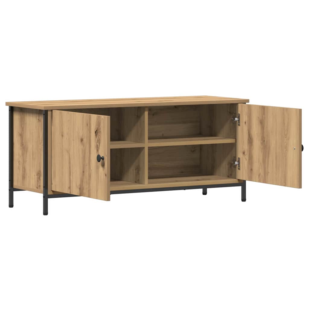 Ντουλάπι TV Artisan Oak 100 x 35 x 45 εκ. Επεξεργασμένο ξύλο - Pakobazaar