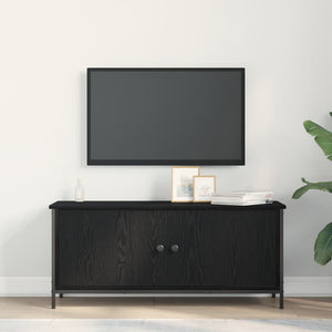 Ντουλάπι TV Μαύρη Οξυά 100 x 35 x 45 εκ. Επεξεργασμένο ξύλο - Pakobazaar