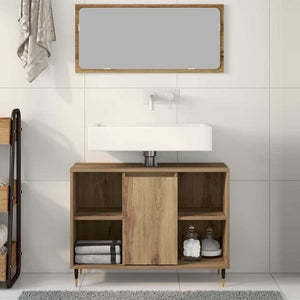 Ντουλάπι Μπάνιου Artisan Oak 80 x 33 x 60 εκ Επεξεργασμένο Ξύλο