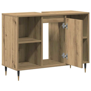 Ντουλάπι Μπάνιου Artisan Oak 80 x 33 x 60 εκ Επεξεργασμένο Ξύλο