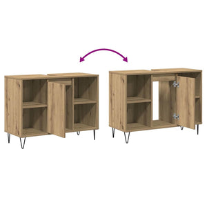 Ντουλάπι Μπάνιου Artisan Oak 80 x 33 x 60 εκ Επεξεργασμένο ξύλο - Pakobazaar
