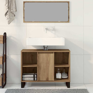 Ντουλάπι Μπάνιου Artisan Oak 80 x 33 x 60 εκ Επεξεργασμένο Ξύλο