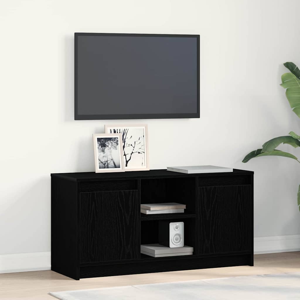 Μονάδες TV Μαύρο 100 x 34 x 50 εκ Επεξεργασμένο ξύλο - Pakobazaar