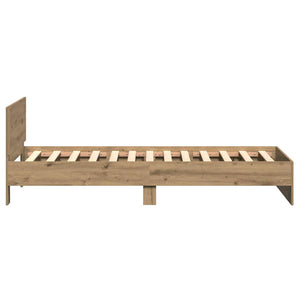 Κρεβάτι με Κεφαλάρι με κεφαλάρι Artisan Δρυς 203 x 104 x 70 εκ