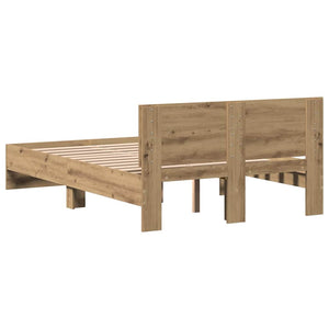 Κρεβάτι με Κεφαλάρι με κεφαλάρι Artisan Δρυς 193 x 125 x 70 εκ