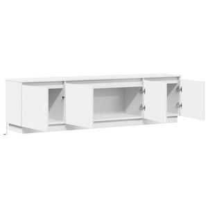 Ντουλάπι TV με led Λευκό 180 x 38 x 49 εκ Επεξεργασμένο ξύλο - Pakobazaar