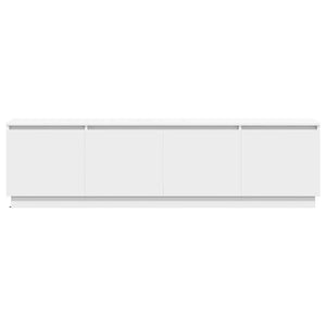 Ντουλάπι TV με led Λευκό 180 x 38 x 49 εκ Επεξεργασμένο ξύλο - Pakobazaar