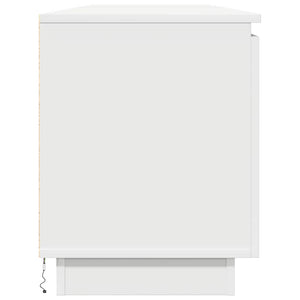Ντουλάπι TV με led Λευκό 180 x 38 x 49 εκ Επεξεργασμένο ξύλο - Pakobazaar