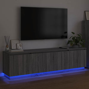 Ντουλάπι TV Γκρίζο Σονομα 180 x 38 x 49 εκ Επεξεργασμένο ξύλο - Pakobazaar