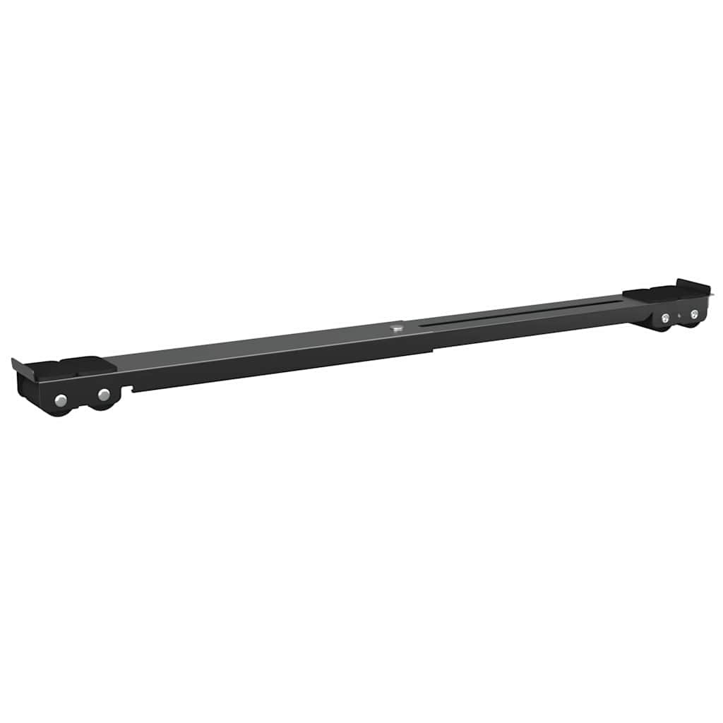Βάση πλυντηρίου ρούχων 2 pcs Μαύρο 72 x 5 x 4,5 εκ.