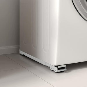 Βάση πλυντηρίου ρούχων 2 pcs Ασημί 72 x 5 x 4,5 εκ. - Pakobazaar