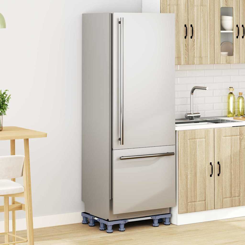 Βάση πλυντηρίου ρούχων Γκρι 67 x 67 x 12 εκ Ανοξείδωτο ατσάλι