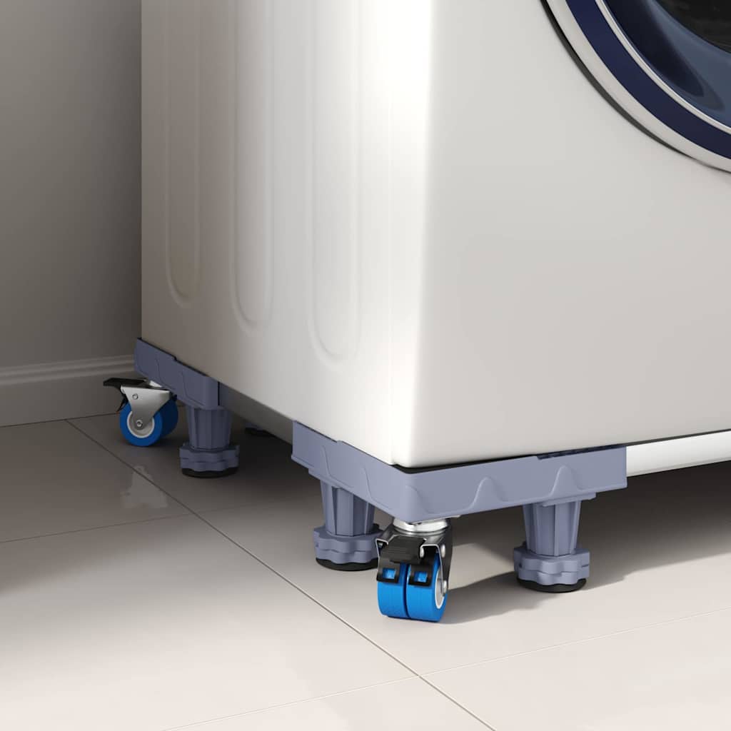 Βάση πλυντηρίου ρούχων Γκρι 66 x 66 x 12 εκ Ανοξείδωτο ατσάλι - Pakobazaar