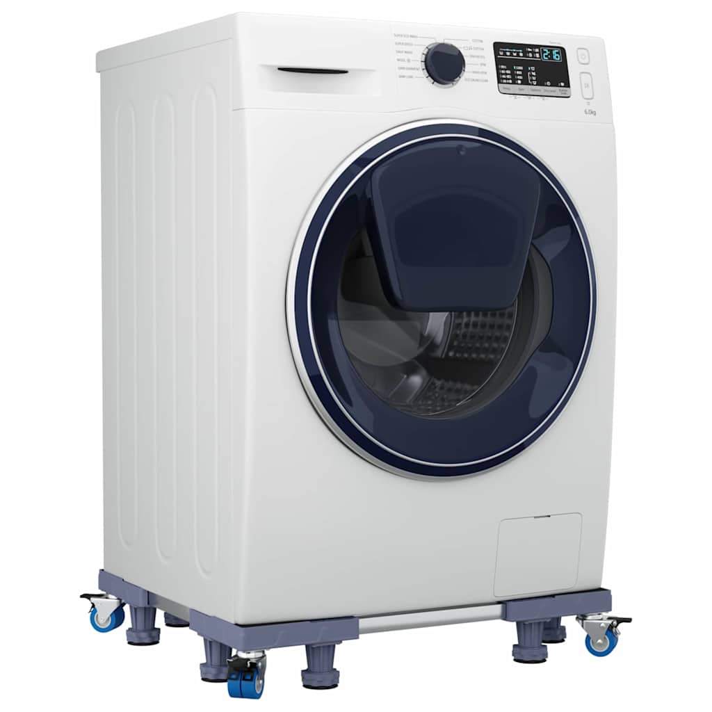 Βάση πλυντηρίου ρούχων Γκρι 66 x 66 x 12 εκ Ανοξείδωτο ατσάλι - Pakobazaar