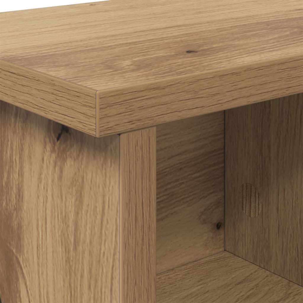 Τοίχου Κρεμάστρα με ράφι Επιτοίχιο artisan δρυς 50 x 16 x 26 εκ - Pakobazaar