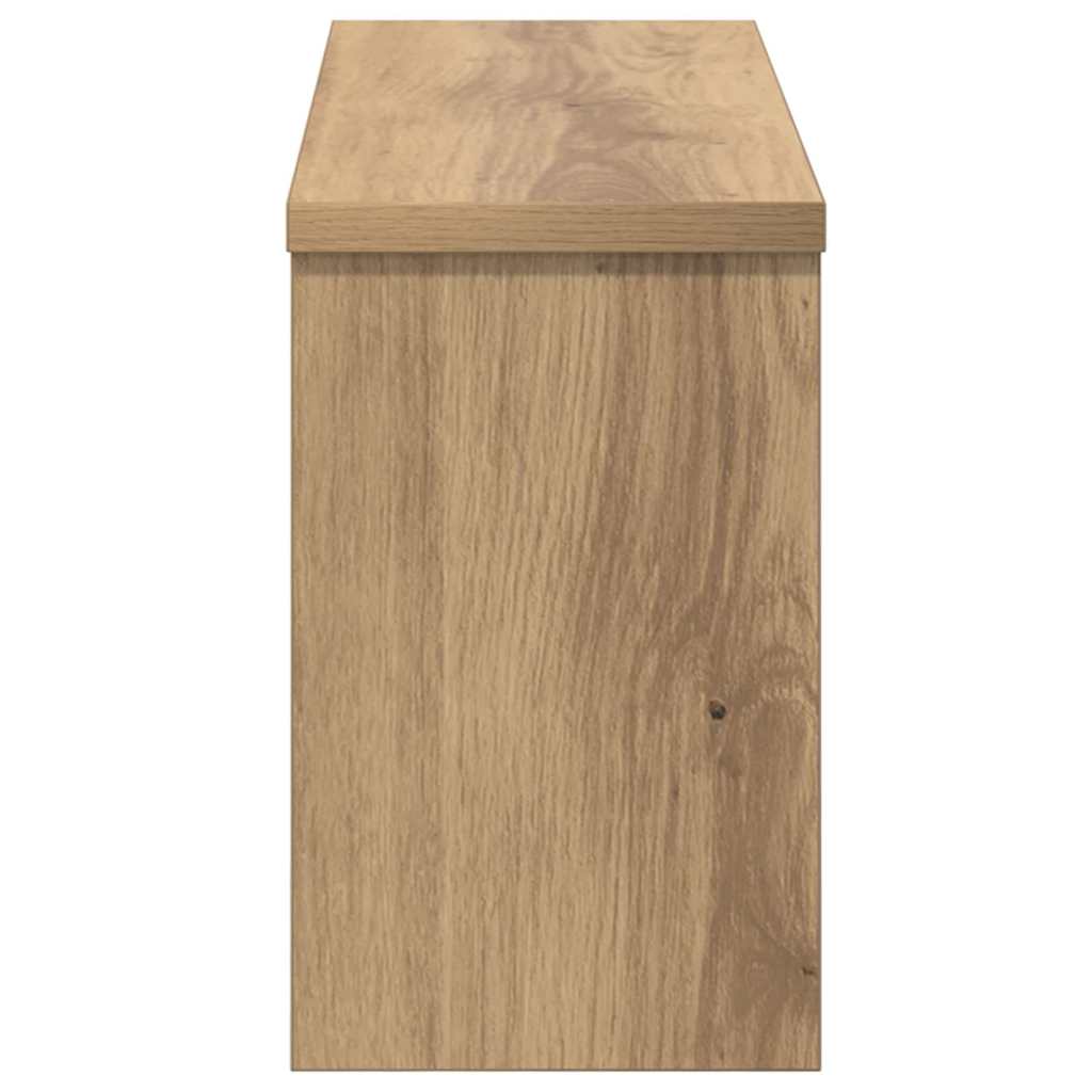 Τοίχου Κρεμάστρα με ράφι Επιτοίχιο artisan δρυς 50 x 16 x 26 εκ - Pakobazaar