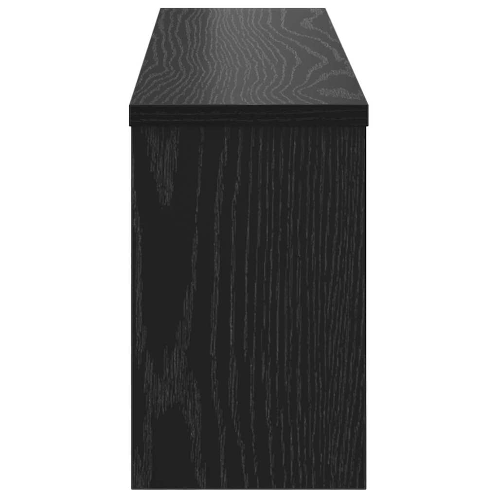 Τοίχου Κρεμάστρα Μαύρη δρυς 75 x 16 x 26 εκ Επεξεργασμένο ξύλο - Pakobazaar