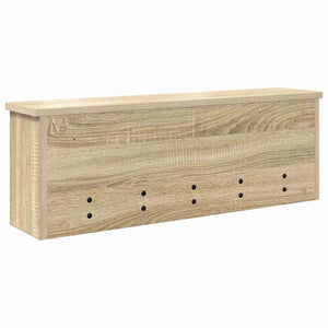 Τοίχου Κρεμάστρα Επιτοίχιο Δρύς Sonoma 75 x 16 x 26 εκ