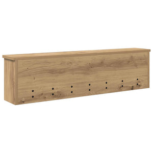 Τοίχου Κρεμάστρα με ράφι artisan δρυς 100 x 16 x 26 εκ - Pakobazaar