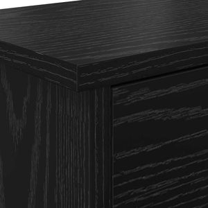Τοίχου Κρεμάστρα Επιτοίχιο Μαύρη Οξυά 50 x 20 x 30 εκ.