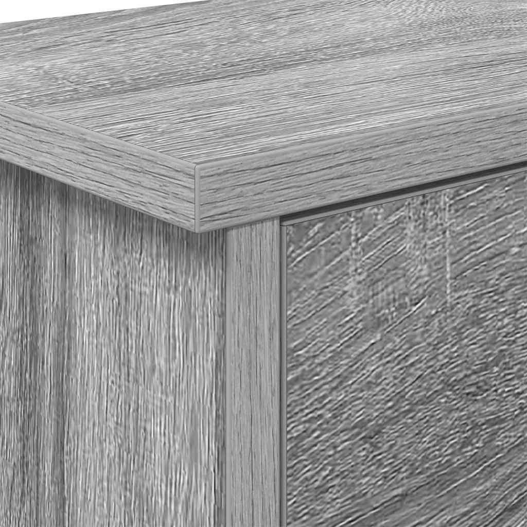 Τοίχου Κρεμάστρα με ράφι Γκρίζο Σονομα 50 x 20 x 30 εκ.