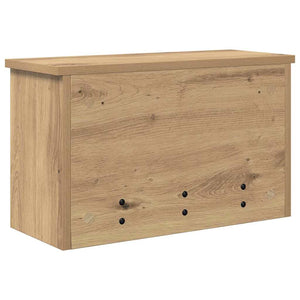 Τοίχου Κρεμάστρα με ράφι Επιτοίχιο Artisan Oak 50 x 20 x 30 εκ. - Pakobazaar