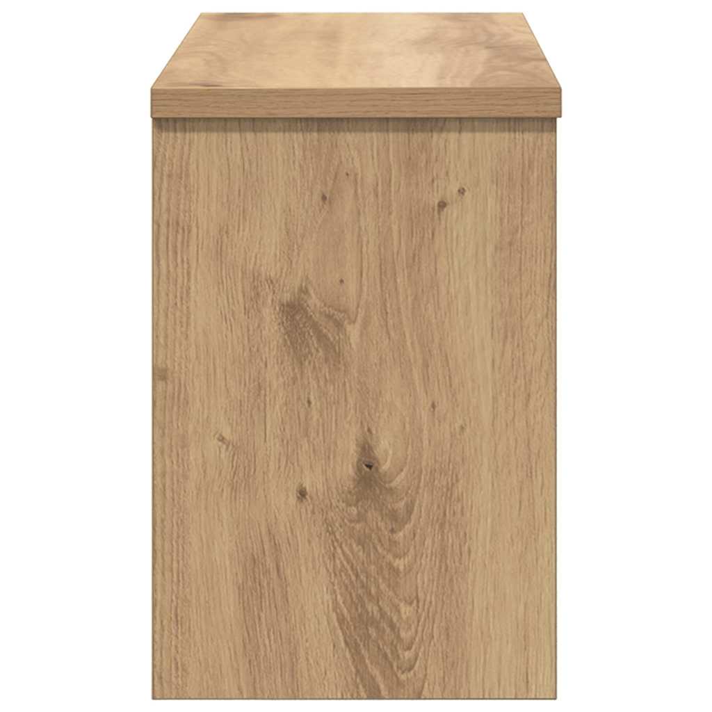 Τοίχου Κρεμάστρα με ράφι Επιτοίχιο Artisan Oak 50 x 20 x 30 εκ. - Pakobazaar