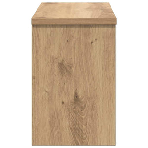 Τοίχου Κρεμάστρα με ράφι Επιτοίχιο Artisan Oak 50 x 20 x 30 εκ. - Pakobazaar