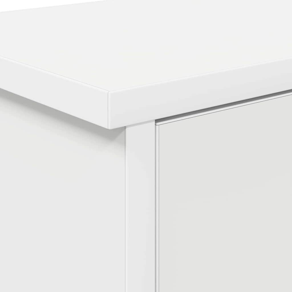 Τοίχου Κρεμάστρα Λευκό 80 x 20 x 30 cm Επεξεργασμένο ξύλο - Pakobazaar