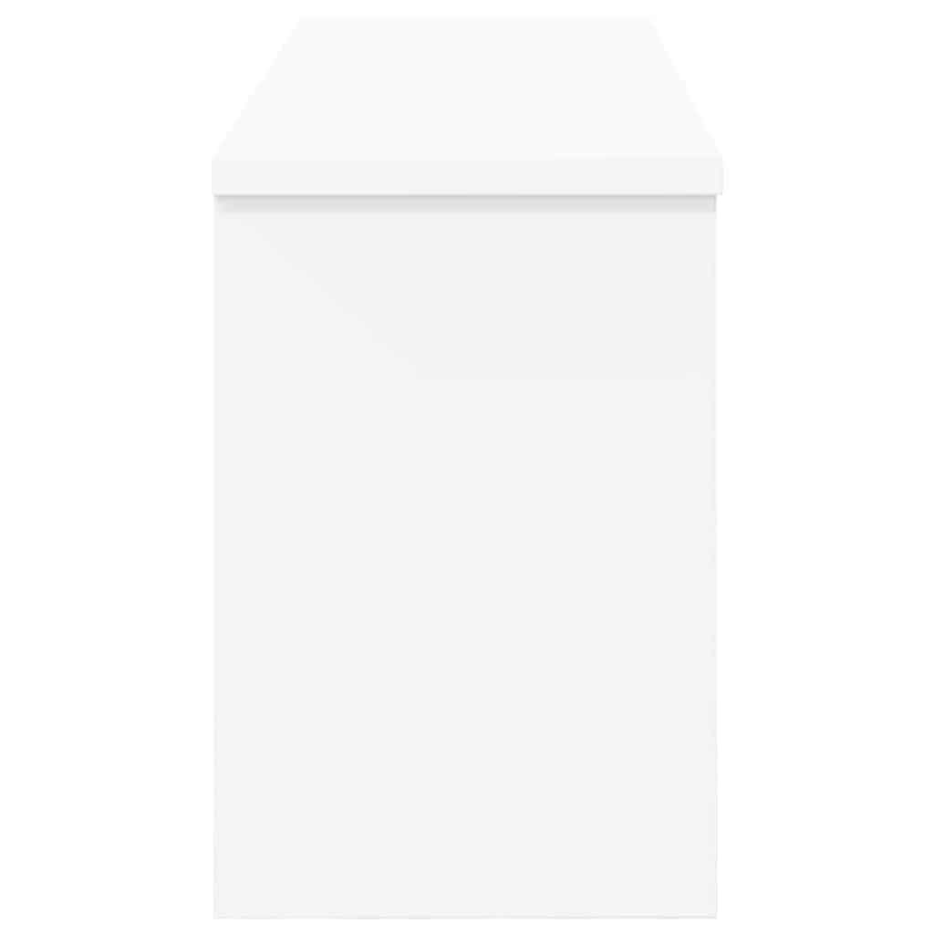 Τοίχου Κρεμάστρα Λευκό 80 x 20 x 30 cm Επεξεργασμένο ξύλο - Pakobazaar