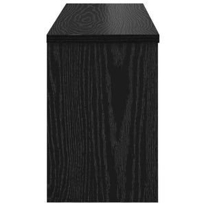 Τοίχου Κρεμάστρα Μαύρη Οξυά 80 x 20 x 30 cm Επεξεργασμένο ξύλο - Pakobazaar