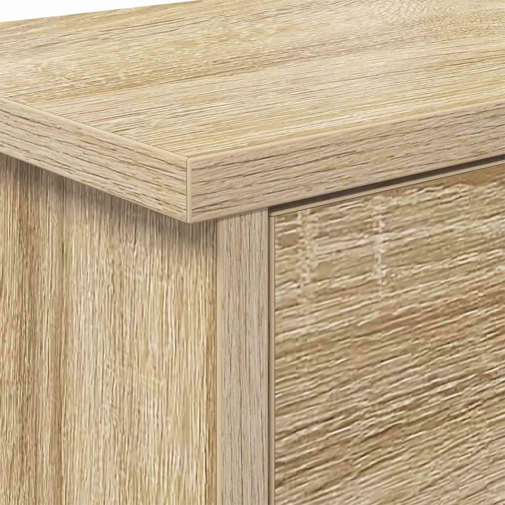 Τοίχου Κρεμάστρα Δρύς Sonoma 80 x 20 x 30 cm Επεξεργασμένο ξύλο