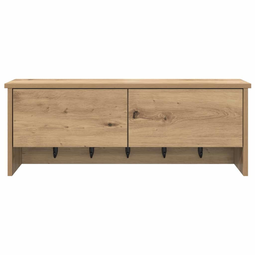 Τοίχου Κρεμάστρα Artisan Oak 80 x 20 x 30 cm Επεξεργασμένο ξύλο - Pakobazaar