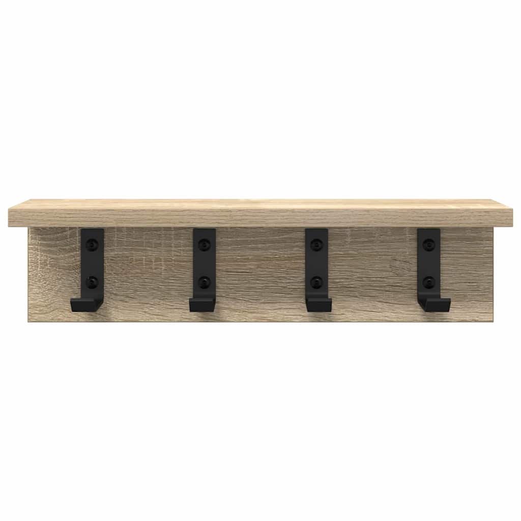 Τοίχου Κρεμάστρα Επιτοίχιο Δρύς Sonoma 40 x 10,5 x 10,5 εκ - Pakobazaar