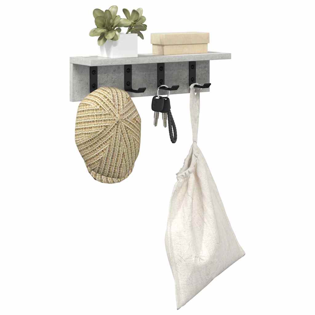 Τοίχου Κρεμάστρα Επιτοίχιο Σκυρόδεμα Γκρι 40 x 10,5 x 10,5 εκ