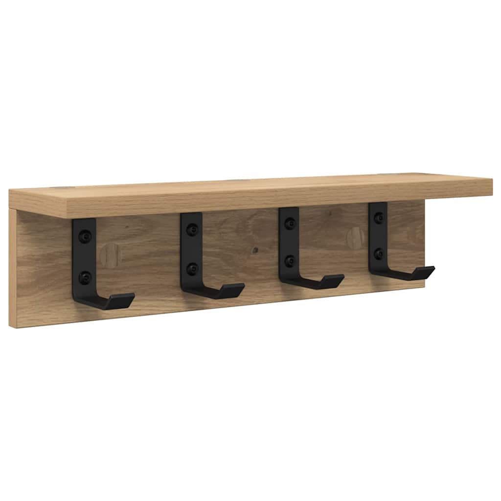 Τοίχου Κρεμάστρα Επιτοίχιο Artisan Oak 40 x 10,5 x 10,5 εκ - Pakobazaar