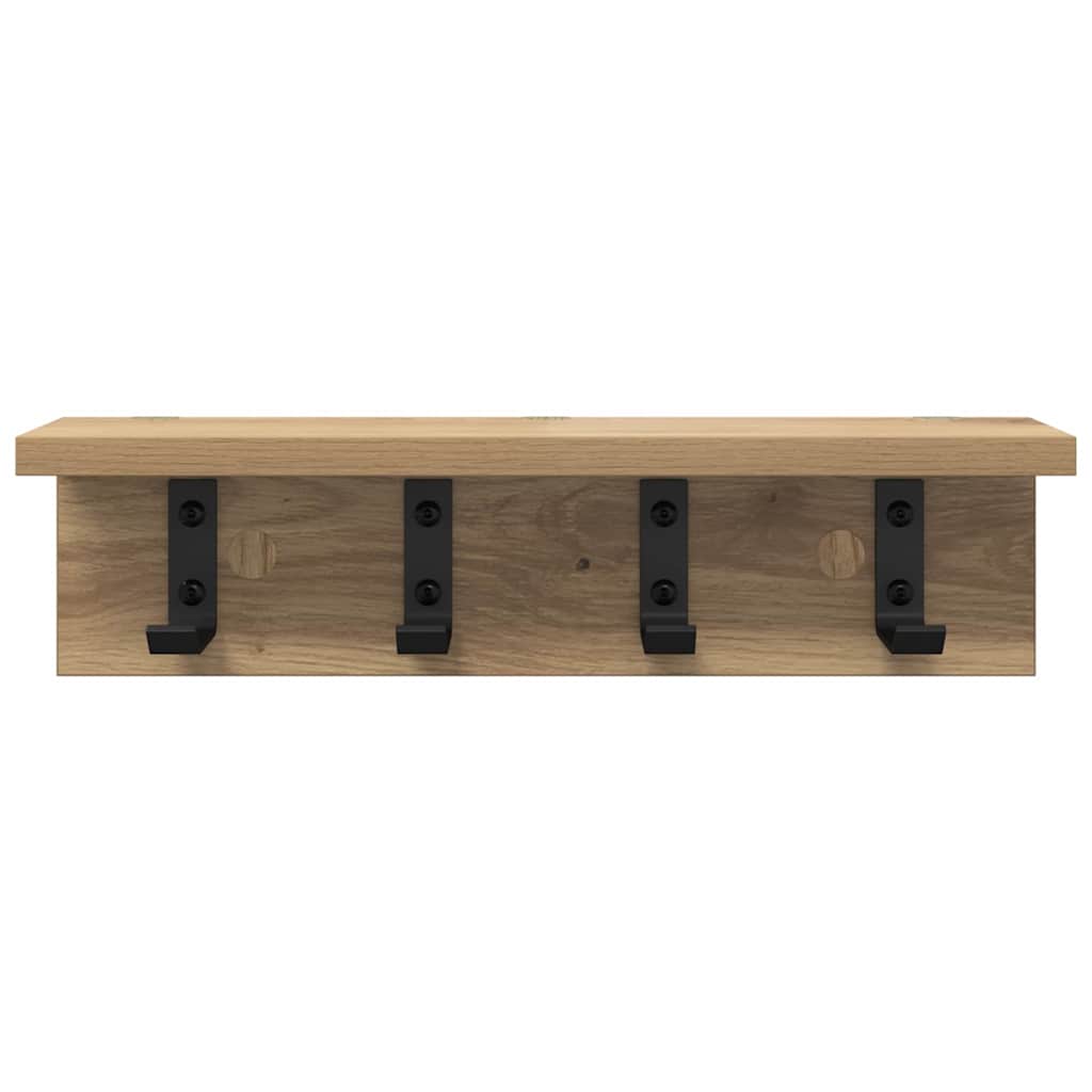 Τοίχου Κρεμάστρα Επιτοίχιο Artisan Oak 40 x 10,5 x 10,5 εκ - Pakobazaar