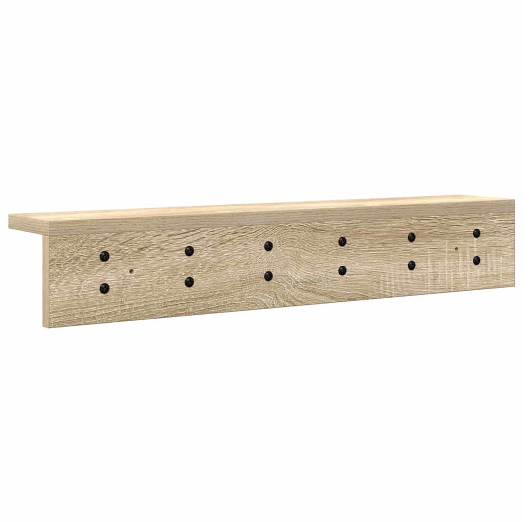 Τοίχου Κρεμάστρα Επιτοίχιο Δρύς Sonoma 60 x 10,5 x 10,5 εκ - Pakobazaar