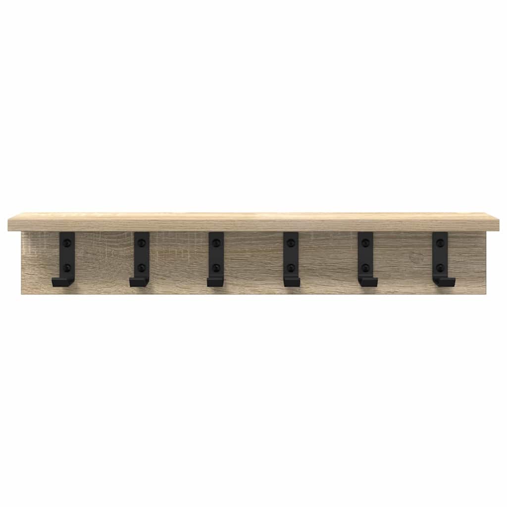 Τοίχου Κρεμάστρα Επιτοίχιο Δρύς Sonoma 60 x 10,5 x 10,5 εκ - Pakobazaar