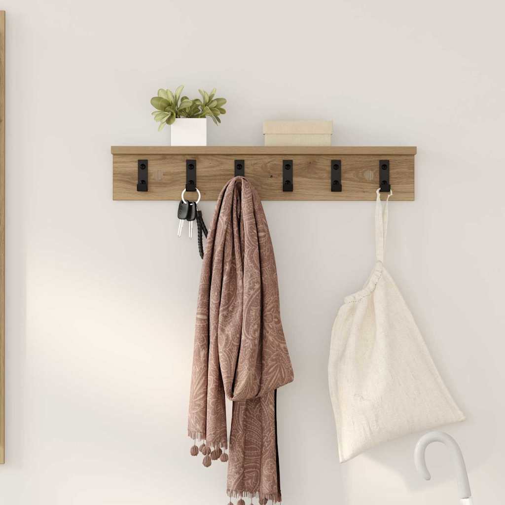 Τοίχου Κρεμάστρα Επιτοίχιο Artisan Oak 60 x 10,5 x 10,5 εκ - Pakobazaar