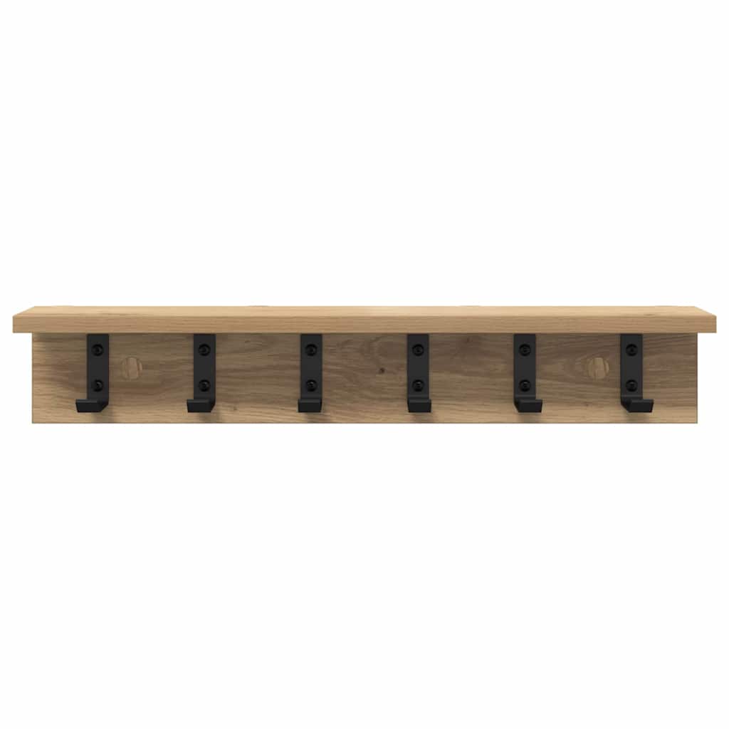 Τοίχου Κρεμάστρα Επιτοίχιο Artisan Oak 60 x 10,5 x 10,5 εκ - Pakobazaar
