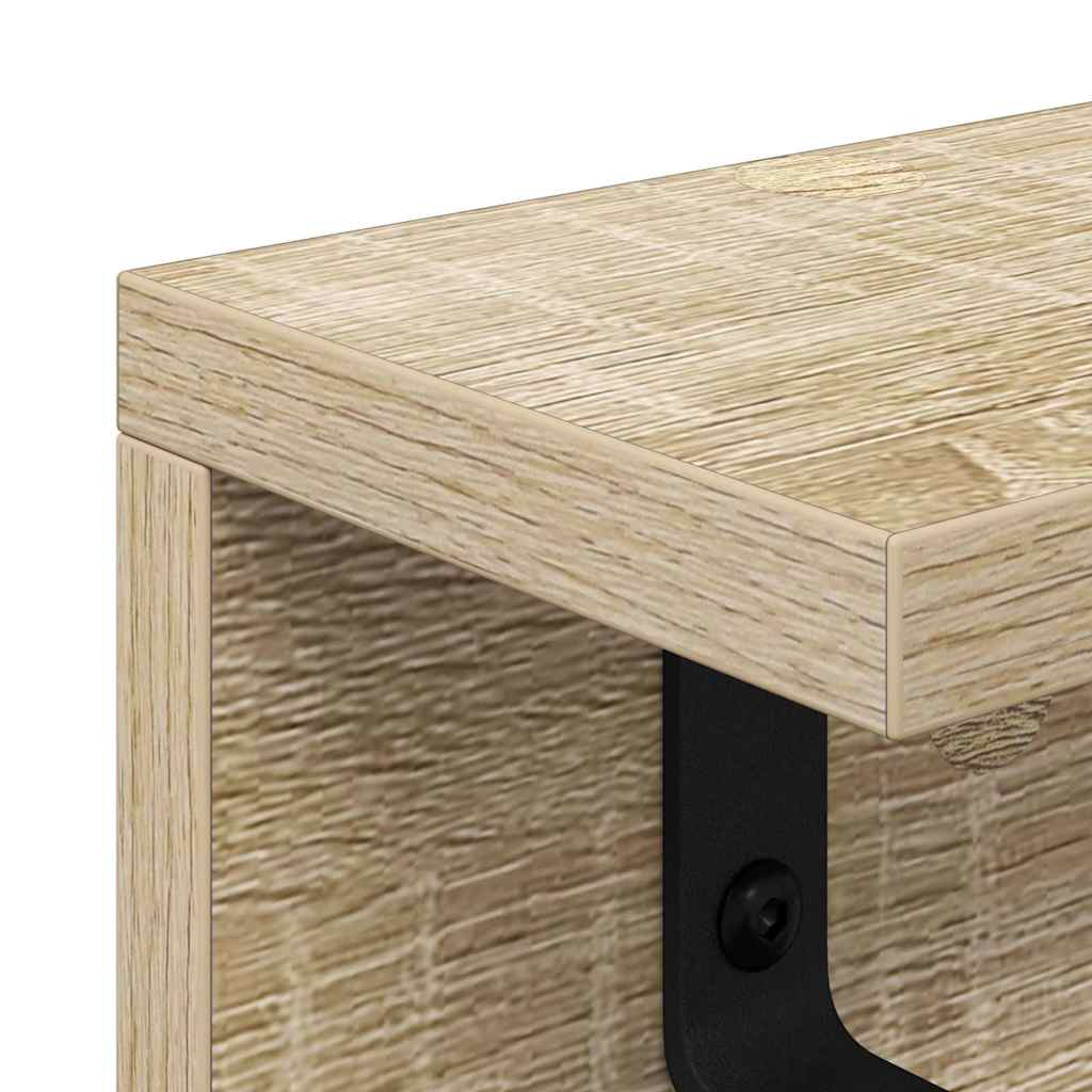 Τοίχου Κρεμάστρα Επιτοίχιο Δρύς Sonoma 100 x 10,5 x 10,5 εκ