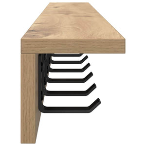 Τοίχου Κρεμάστρα Επιτοίχιο Artisan Oak 100 x 10,5 x 10,5 εκ - Pakobazaar